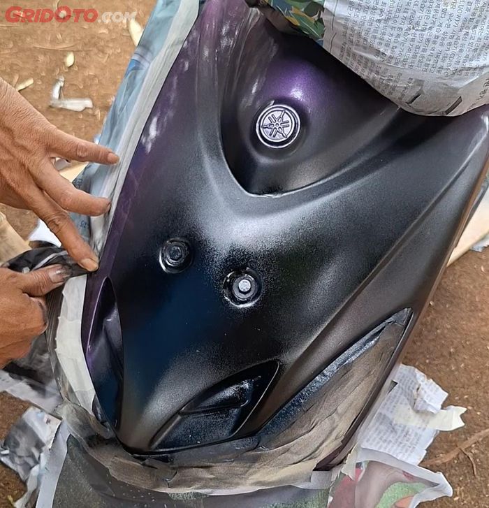 bodi motor, repaint motor, repaint bodi motor, cara repaint bodi motor tanpa bongkar body, cara repaint bodi motor tanpa lepas body, cara repaint bodi motor tanpa dilepas, Ini Cara Ampuh Ngerepaint Body Motor Tanpa Perlu Bongkar Body