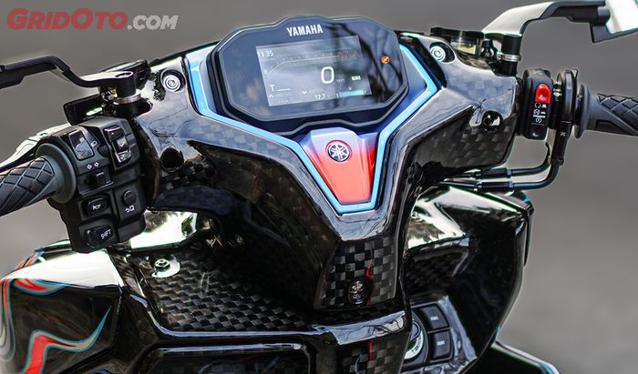 modifikasi aerox 155, Yamaha Aerox Turbo, Nakano RH80 Garage, Modifikasi Yamaha Aerox Turbo Paling Totalitas, Nakano RH80 Garage