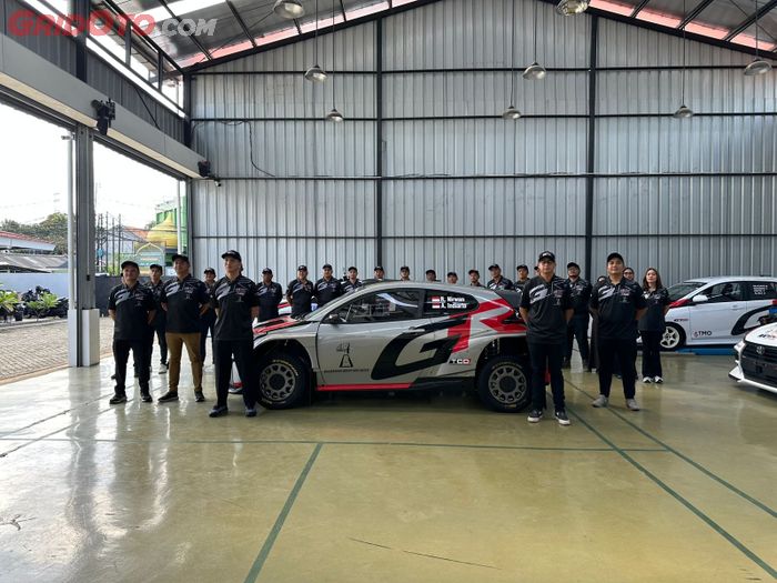 toyota, Toyota Gazoo Racing, Toyota Gazoo Racing Indonesia, TGRI, Siap Sapu Kejurnas, Toyota Gazoo Racing Indonesia Hadirkan Unit GR Yaris Rally2