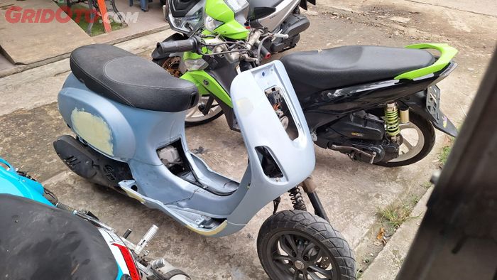 vespa, rangka, vespa matic, jk motoworks, Pedagang Nakal Enggak Bisa Bohong, Ini Ciri Body Vespa Hasil Ketokan