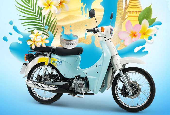 thailand, honda super cub, motor baru, motor bebek retro, Solar Groove Urban 125, Dibanderol Setara Rp 22 Jutaan, Motor Bebek Retro Ini Enggak Kalah Kalcer dari Honda Super Cub