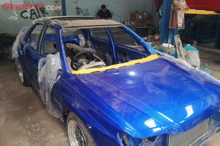 cat mobil, cat metallic, cat metalik, Cat Mobil Baru Belang, repaint body, Ini Alasannya Cat Mobil Metallic Sulit Disamakan Saat Dicat Ulang