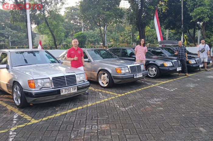mercedes-benz, w124, gridoto, OTOMOTIF Merdeka Drive, Komunitas G15,  Dari Kumpul-Kumpul Lanjut  Ngebengkel