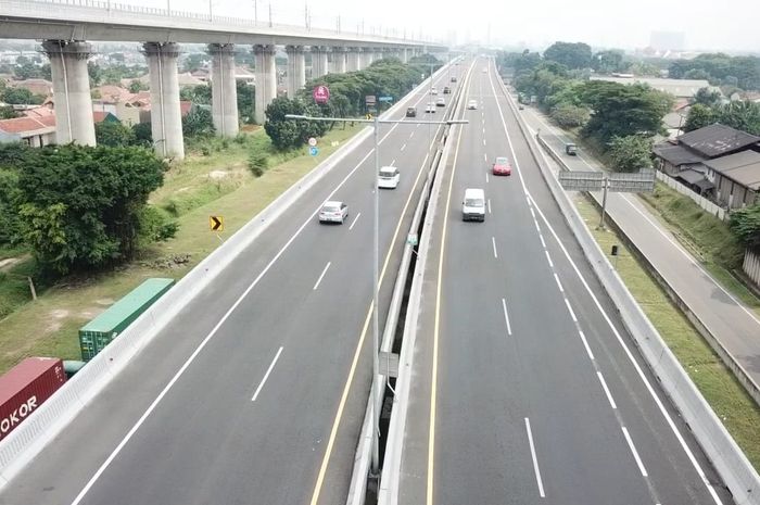 jalan tol, marka jalan, jalur, lajur, Jalur dan Lajur, Banyak Salah Sebut, Padahal di Sini Letak Perbedaan Lajur dan Jalur Jalan Tol