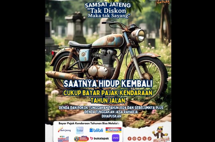 pemutihan pajak kendaraan, pemutihan pajak Jateng, Pemutihan Jawa Tengah, Opsen PKB Jateng, Pendapatan Pemutihan Jateng, Tutup Buku Pemutihan Pajak Kendaraan, Pemprov Jateng Cuan Rp 333,9 Miliar