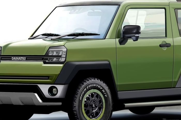 jepang, daihatsu, Suzuki Jimny, renderan, daihatsu lager, Daihatsu Siapkan Mobil Baru Pesaing Jimny, Renderannya Gagah Bergaya Off-Road