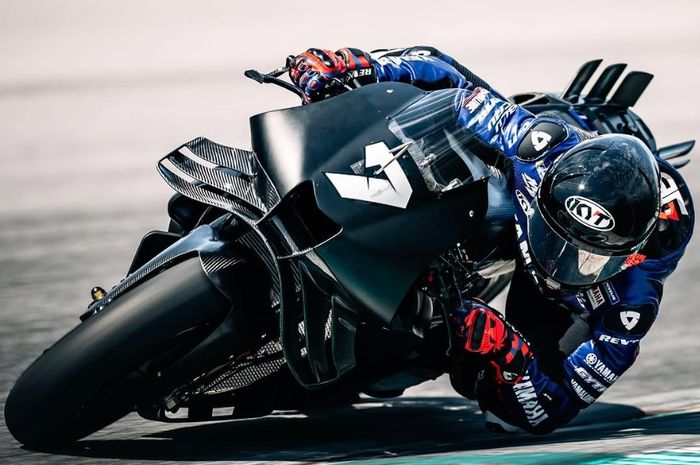 MotoGP, yamaha, yzr-m1, mesin v4, augusto fernandez, mesin v4 yamaha, Gahar Nih! Begini Suara Mesin V4 Baru Yamaha yang Dites di Valencia