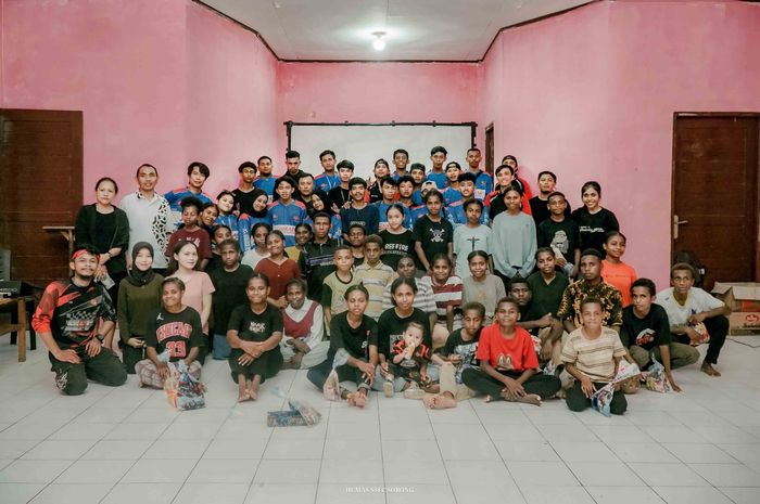 suzuki satria f150, Satria F, Sorong, ssfc, Intip Aksi Nyata Baksi Sosial Klub Motor SSFC Pengda Sorong di Panti Asuhan