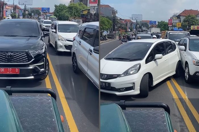 lawan arah, land rover, Ahmad Sahroni, melawan arah, Denpasar Bali, Hobi Land Rover Ijo Bikin Gelagapan Motor dan Mobil di Bali Dipantau Anggota DPR, Ahmad Sahroni Bilang Begini