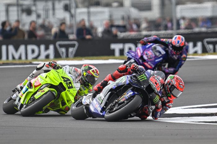 MotoGP, yamaha, yzr-m1, Fabio Quartararo, motogp inggris, Gacor di Awal, Terungkap Alasan Fabio Quartararo Melorot di Sprint MotoGP Inggris 2025