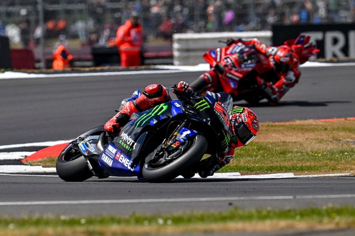 MotoGP, yamaha, yzr-m1, Fabio Quartararo, motogp inggris, Ini Rahasia Quartararo dan Yamaha Bisa Kencang di MotoGP Inggris 2025