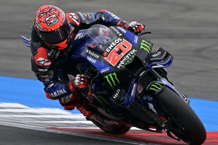 MotoGP, Marc Marquez, Fabio Quartararo, motogp belanda, Quartararo Ngacir, Marc Marquez Gagal Masuk 5 Besar di Practice MotoGP Belanda 2025
