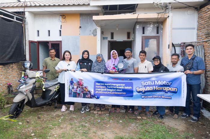 yamaha, Gear ultima, Yamaha GEAR ULTIMA, GEAR ULTIMA Untuk Sesama, Yamaha Main Dealer Alfa Scorpii Medan, Impian Ibu Rumah Tangga di Medan Ini Terwujud, Dapat Yamaha GEAR Ultima Secara Cuma-cuma