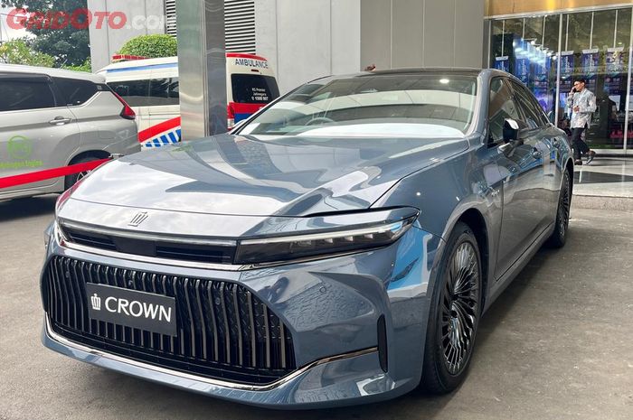 menteri esdm, toyota crown, Bahlil Lahadalia, Global Hydrogen Ecosystem 2025, Toyota Crown Hidrogen, Menteri Sudah Test Drive, Toyota Crown Hidrogen Fuel-Cell Segera Dijual di Tanah Air?