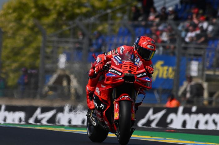 MotoGP, Marc Marquez, Fabio Quartararo, motogp prancis, pecco bagnaia, Marc Marquez Cetak Rekor di Practice MotoGP Prancis 2025, Fabio Quartararo Makin Gacor