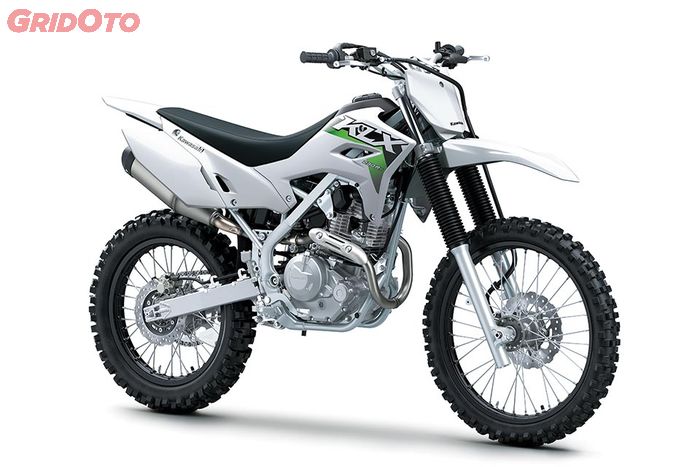 KLX140, klx230, Tren Trail Pakai Warna Putih, KLX230R S Versi 2026 Tampil Putih Bersih