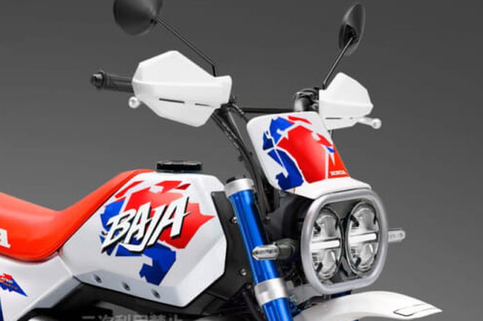 honda, honda monkey, honda monkey 125, Honda XR Baja, monkey 125 baja, Versi Mini XR Baja Dipersiapkan Honda, Pasang Lampu Ikonik, Mesin Imut