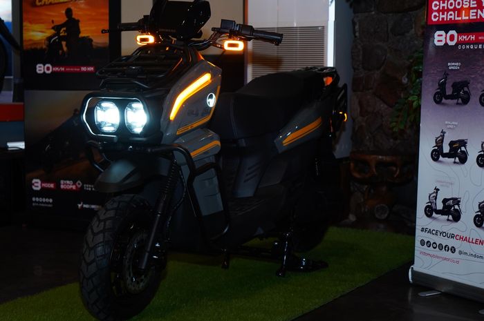 motor listrik, Tyranno, Indomobil eMotor Tyranno, Indomobil eMotor, Motor Listrik Mirip T-Rex Ini Resmi Diluncurkan di Surabaya, Harga Rp 27 Jutaan