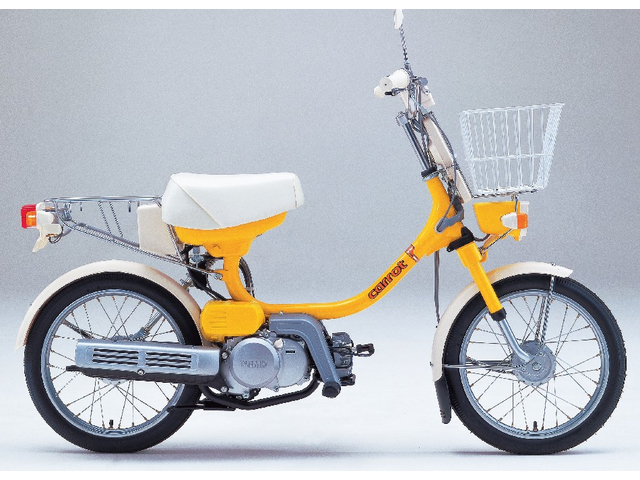 sepeda, yamaha, kendaraan unik, moped, Yamaha Carrot, Mirip Sepeda Dikasih Mesin, Ternyata Kendaraan Unik Yamaha Ini Moped Matik