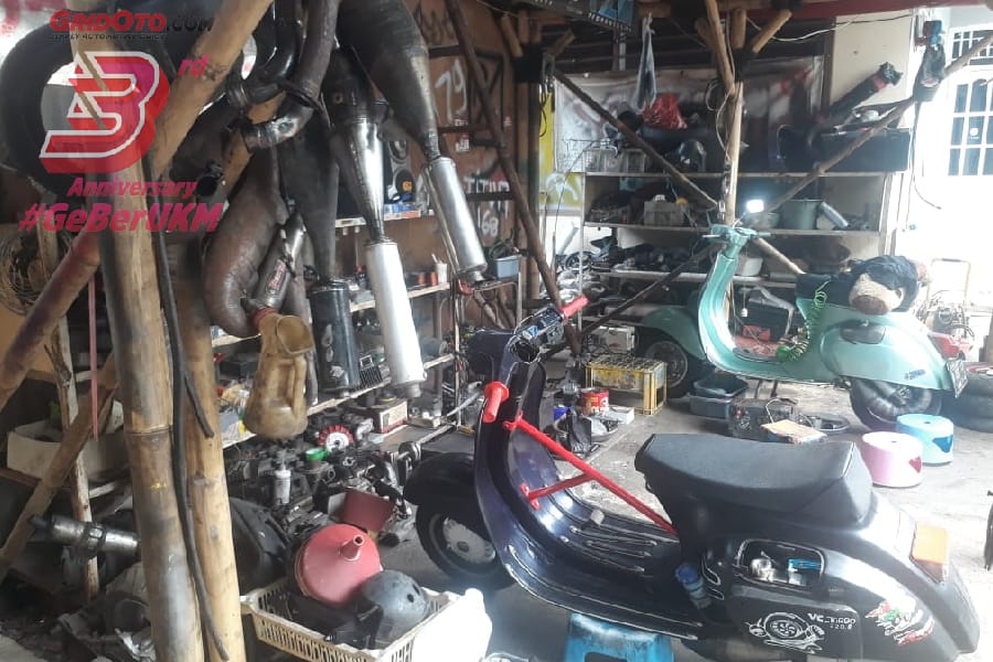 vespa, vespa 2-tak, restorasi vespa 2-tak, YZM Garage, restorasi Vespa, Siap Gaspol Harian Sampai Turing, Segini Biaya  Restorasi Mesin Vespa 2-Tak