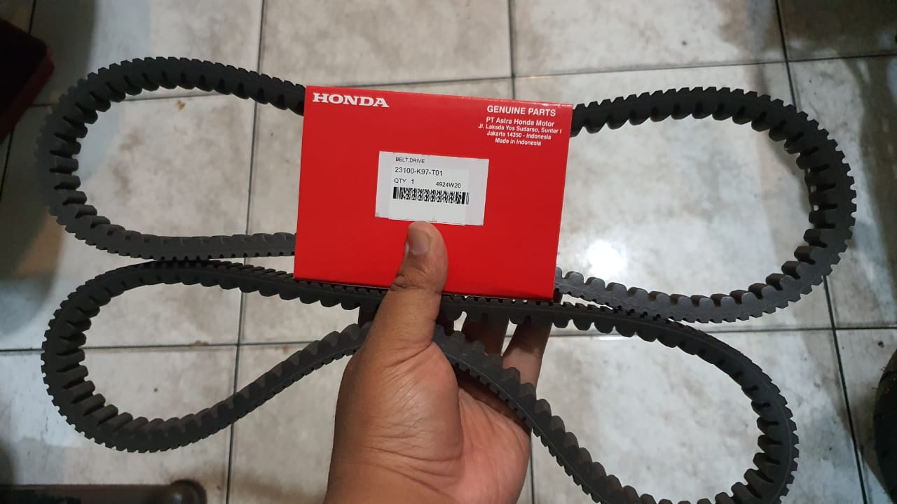 motor matic, v-belt, v-belt motor matic, efek samping salah beli v-belt, efek samping salah pakai v-belt, efek samping motor matic salah pakai v-belt, Beli V-belt Motor Matic Jangan Salah Beli, Efeknya Bisa Jadi Begini