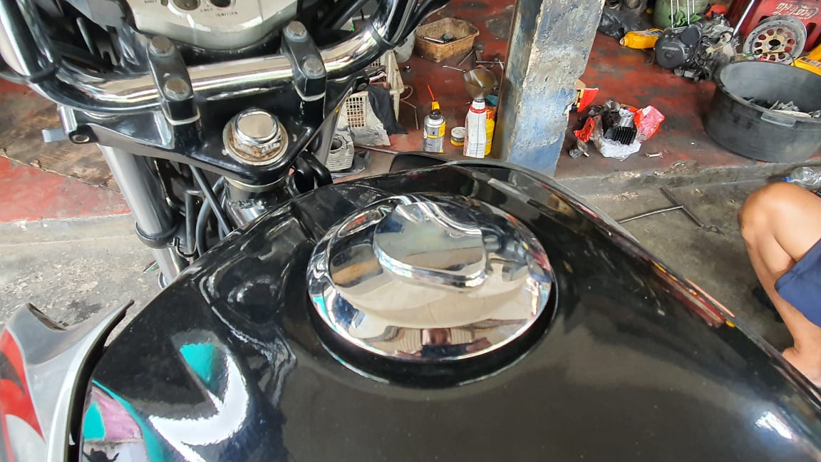tangki, tangki bocor, honda tiger, kemasukan air, AHASS Wahana Retail Ciputat, Mulai Honda Tiger Sampai CBR, Ini Biang Keladi Air Masuk ke Tangki