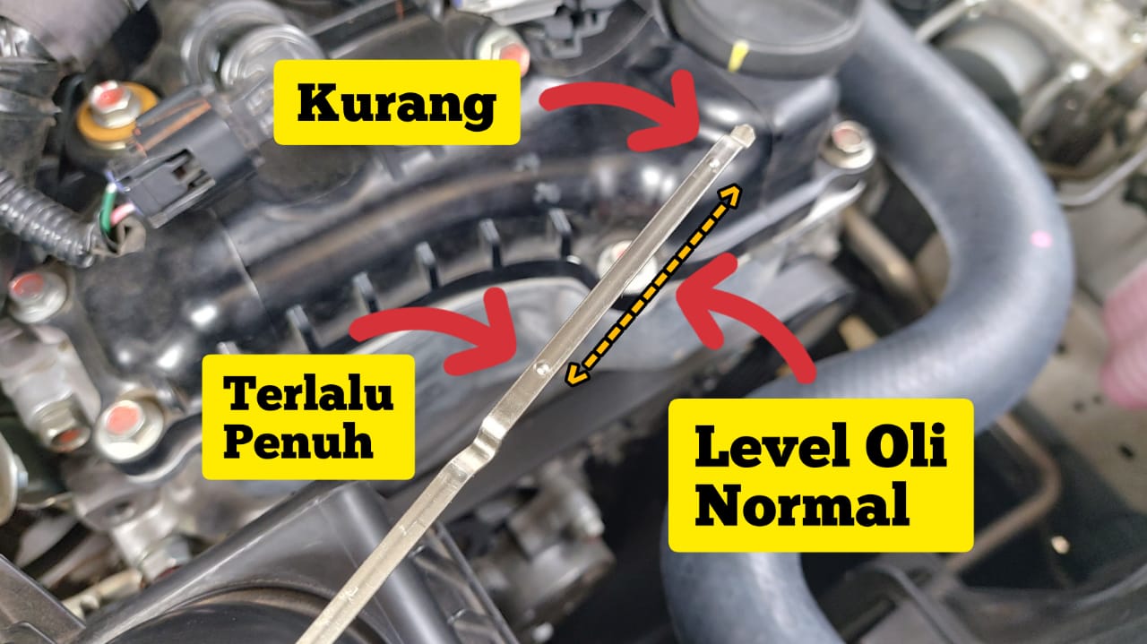 oli mesin, cek oli mesin, dipstik, Volume Oli Mesin, kondisi oli mesin, distick oli mesin, Nah, Ternyata Begini Cara Benar Cek Oli Mesin Mobil Pakai Dipstick