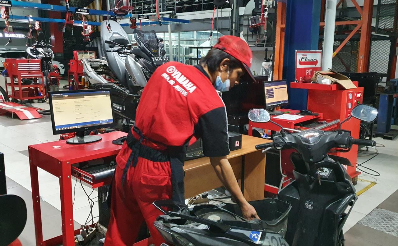 yamaha, Servis, bengkel resmi, servis motor, bengkel yamaha, Servis Motor di Bengkel Resmi Masalah Belum Selesai, Tenang Ada Garansi