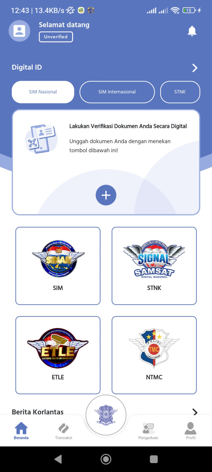 Dokumen, sim online, sim c, perpanjang sim, proses perpanjang sim c, Perpanjngan SIM Online Gagal, Uang Tidak Kembali Full, Ini Alasannya