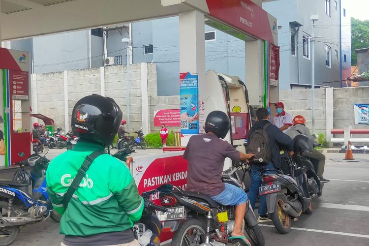 pertalite, pembatasan pembelian Pertalite, Pembelian Pertalite Dibatasi, Barcode Pertalie Motor, Motor Dibatasi Beli Pertalite, Berhembus Isu Motor Beli Pertalite Dibatasi 4 Liter Per Hari, Begini Penjelasan Pertamina