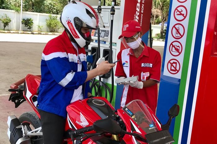 ojek online, pertamina, pertamina patra niaga, Hadiah Motor, MyPertamina, Pertamina Bagikan 100 Motor ke Ojol Lewat Program Berkah Ojek Online MyPertamina