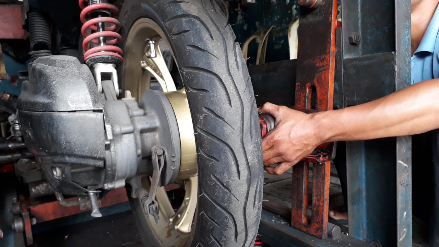rangka, rangka motor, press rangka, Dapur Jaya Motor, Rangka Motor Bengkok Setelah Dipress Bisa Normal Lagi? Ini Kata Ahli
