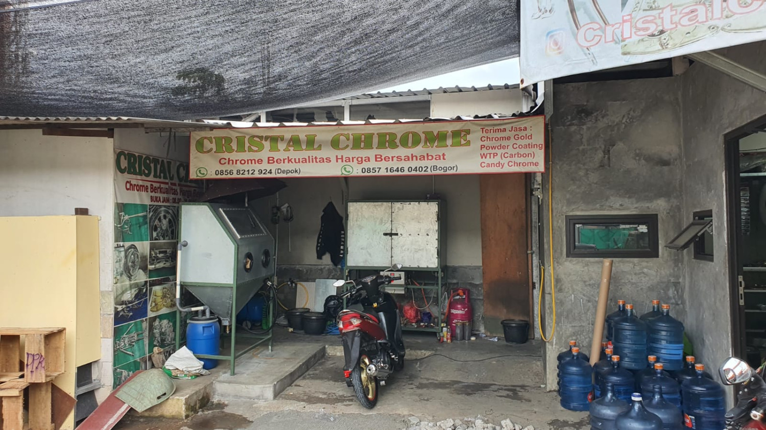 Chrome, cristal chrome, bengkel chrome, chrome motor, Ternyata di Tahun 2025 Jasa Chrome Komponen Motor Masih Tinggi Peminat
