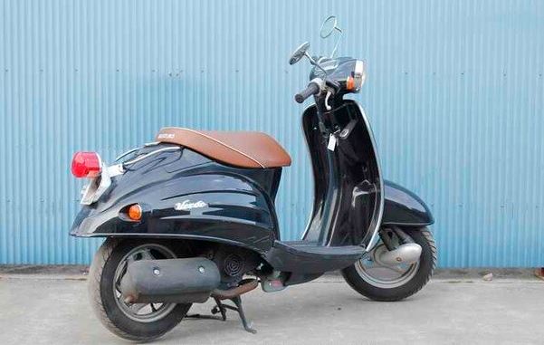 jepang, suzuki, skutik, vespa matic, Suzuki Verde, Punya Konsumsi BBM 59 Km/Liter, Skutik Jadul Suzuki Ini Mirip Vespa Matic