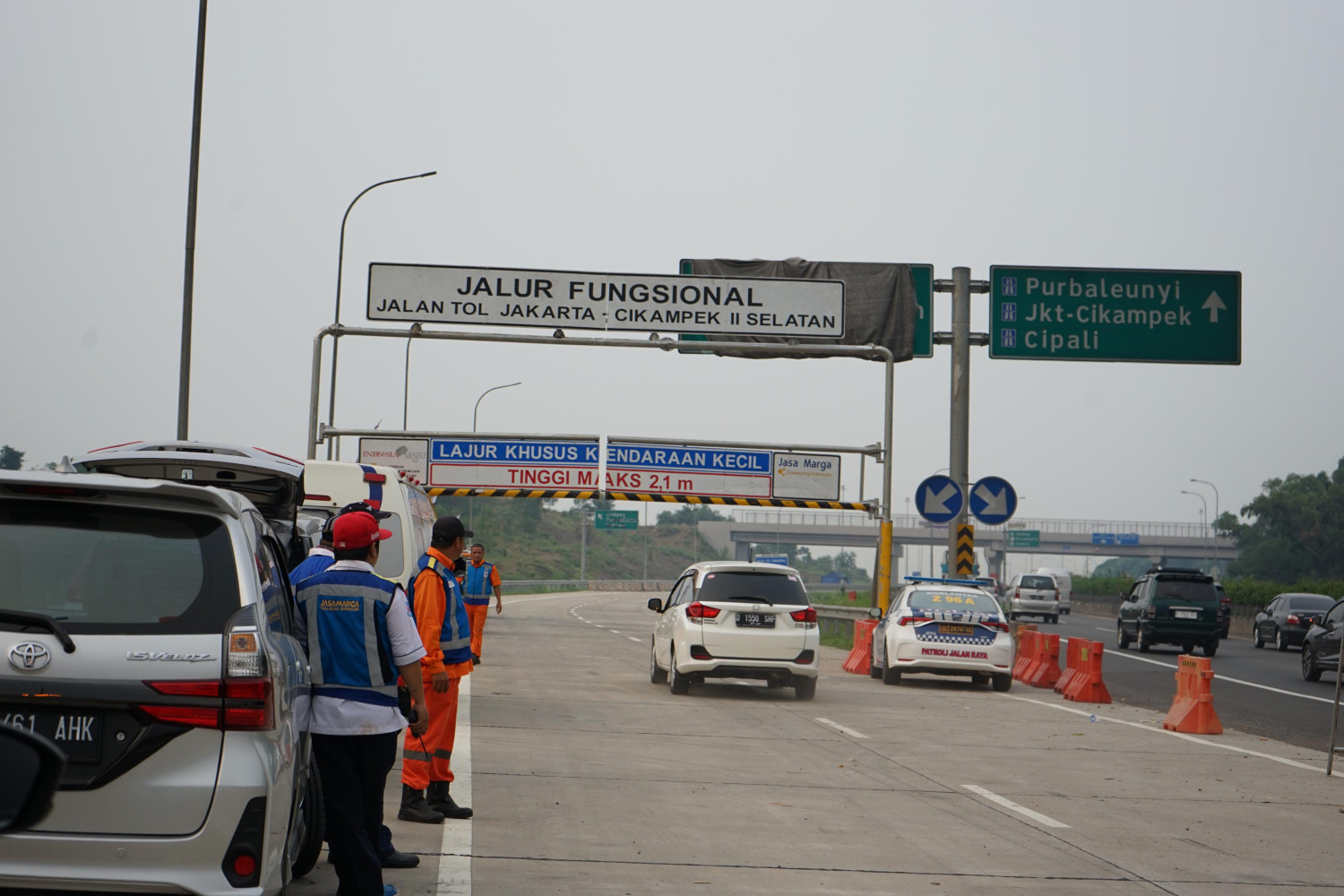 Tol Jakarta-Cikampek II Selatan, jalan tol gratis, tol Japek II Selatan, Arus Balik Lebaran 2026, Akses Tol Japek II Selatan, Tol Japek II Selatan Resmi Dibuka Gratis Saat Arus Balik Lebaran 2026, Urai Arus Cipularang-Jakarta