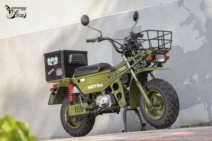 jepang, honda, Honda CT50 Motra, bebek trail, Inilah Bebek Trail Honda di Era 1980-an, Bertampang Kokoh Cocok Buat Off-Road