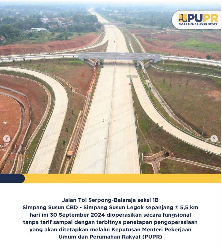 Tol Serpong-Balaraja, Tol Serbaraja, Tol Baru Tangerang, Tol Serpong-Legok, Tol Legok-Tigaraksa Selatan, Tol Tigaraksa Selatan-Balaraja, Proyek Jalan Tol Baru di Tangerang Dilanjut, Panjang 39,4 Kilometer Senilai Rp 30 Triliun