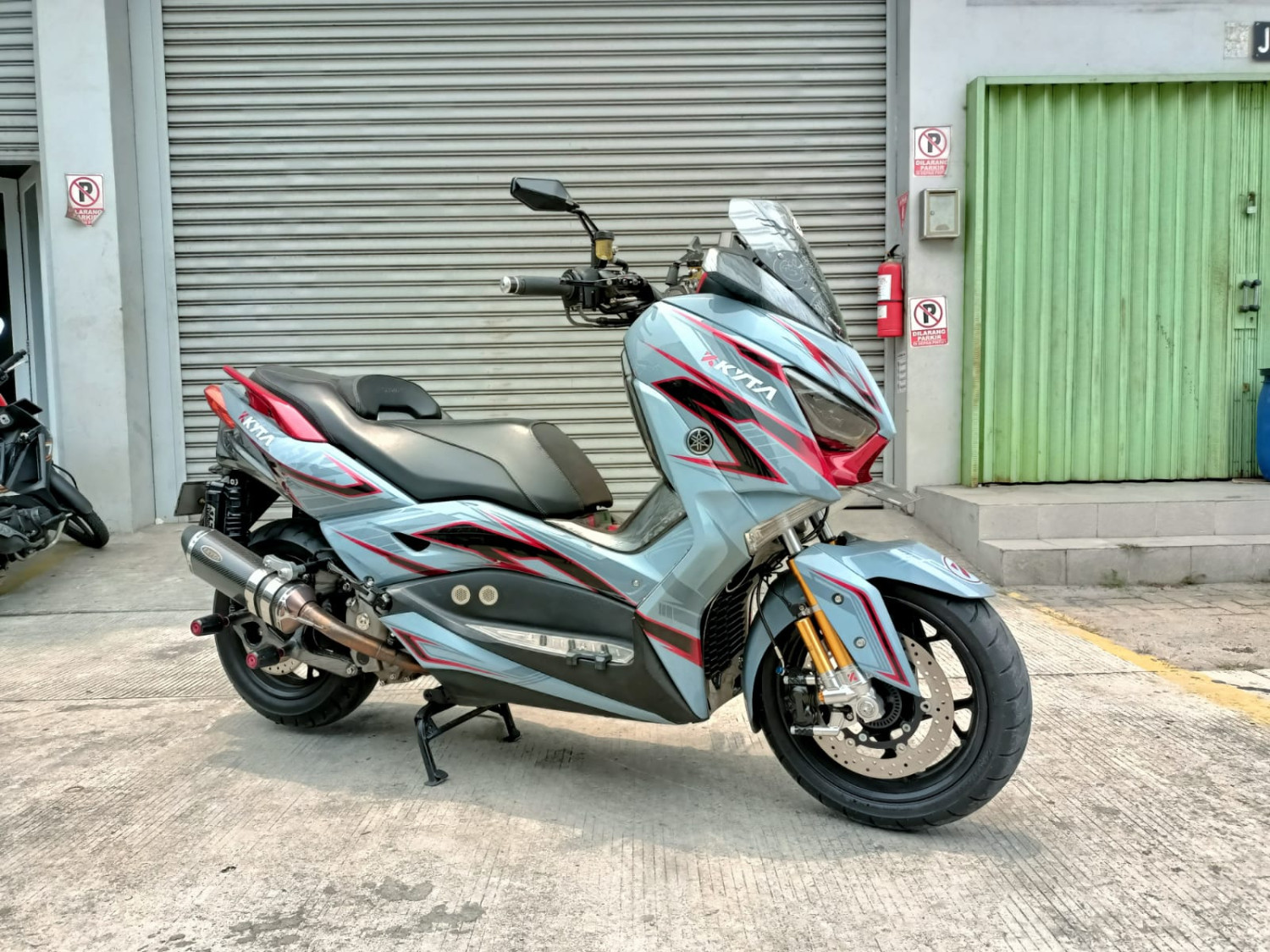 yamaha xmax, sokbreker, sokbreker depan, Lebih Murah Dari Upside Down, Segini Harga Sokbreker Depan Tabung KYTA