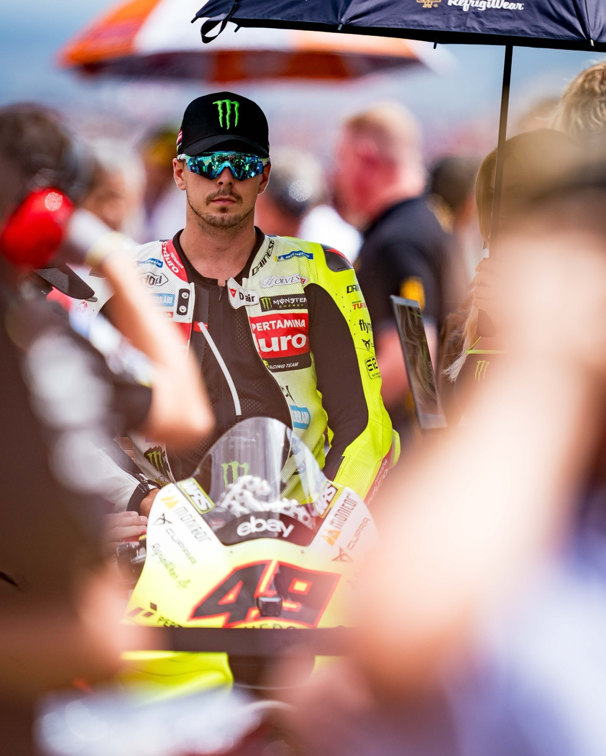 Marc Marquez, marquez, Francesco Bagnaia, Fabio Di Giannantonio, bagnaia, Pembalap Italia Buka Suara, Contek Motor Marquez Cuma Jadi Bencana