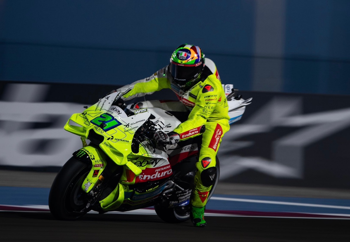 MotoGP, Ducati, ducati motogp, franco morbidelli, pecco bagnaia, Motor Ducati, motogp 2026, Morbidelli Bongkar Kelemahan Motor Ducati, Start Kini Tak Lagi Sekencang Roket