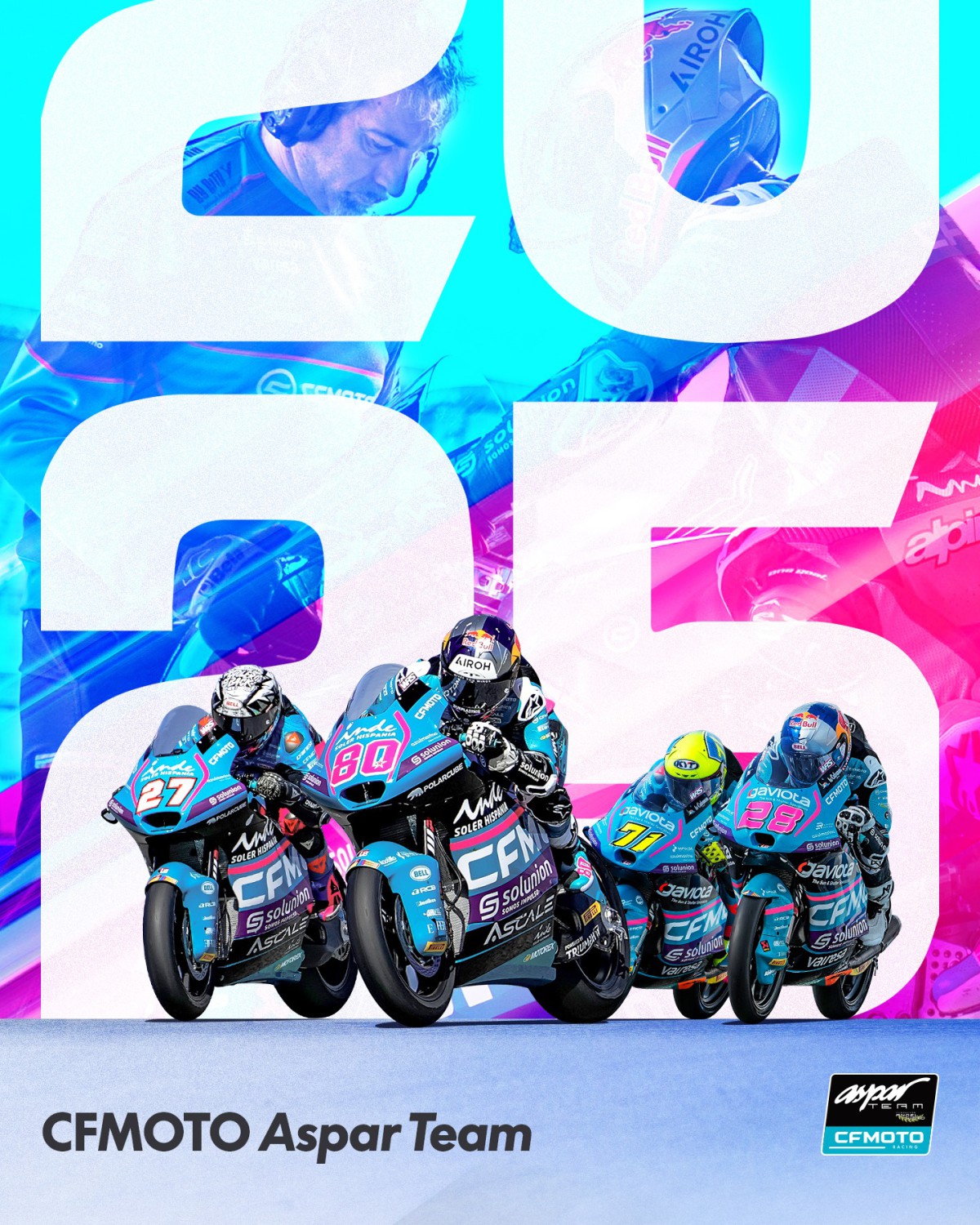 China, Moto2, Moto3, cfmoto, pabrikan motor china, CFMoto Masih Betah di MotoGP, Perpanjang Kontrak Aspar Hingga 2031