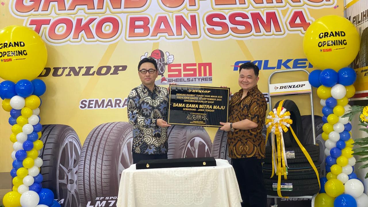 dunlop, Toko ban mobil, Toko Ban SSM, Dunlop Shop SSM, Toko Ban Semarnag, Dunlop Shop SSM 4 Kembali Lahir di Semarang, Sedia Ban Sampai Pelek Mobil