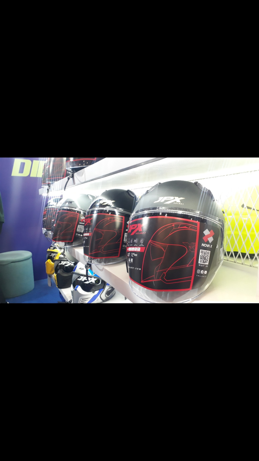 JPX Helmet, JPX Fox, jpx nova X, IMOS 2025, Promo IMOS 2025, JPX Tebar Diskon di IMOS 2025, Helm Nova X V2 Sampai Fox 1 Jadi Lebih Murah