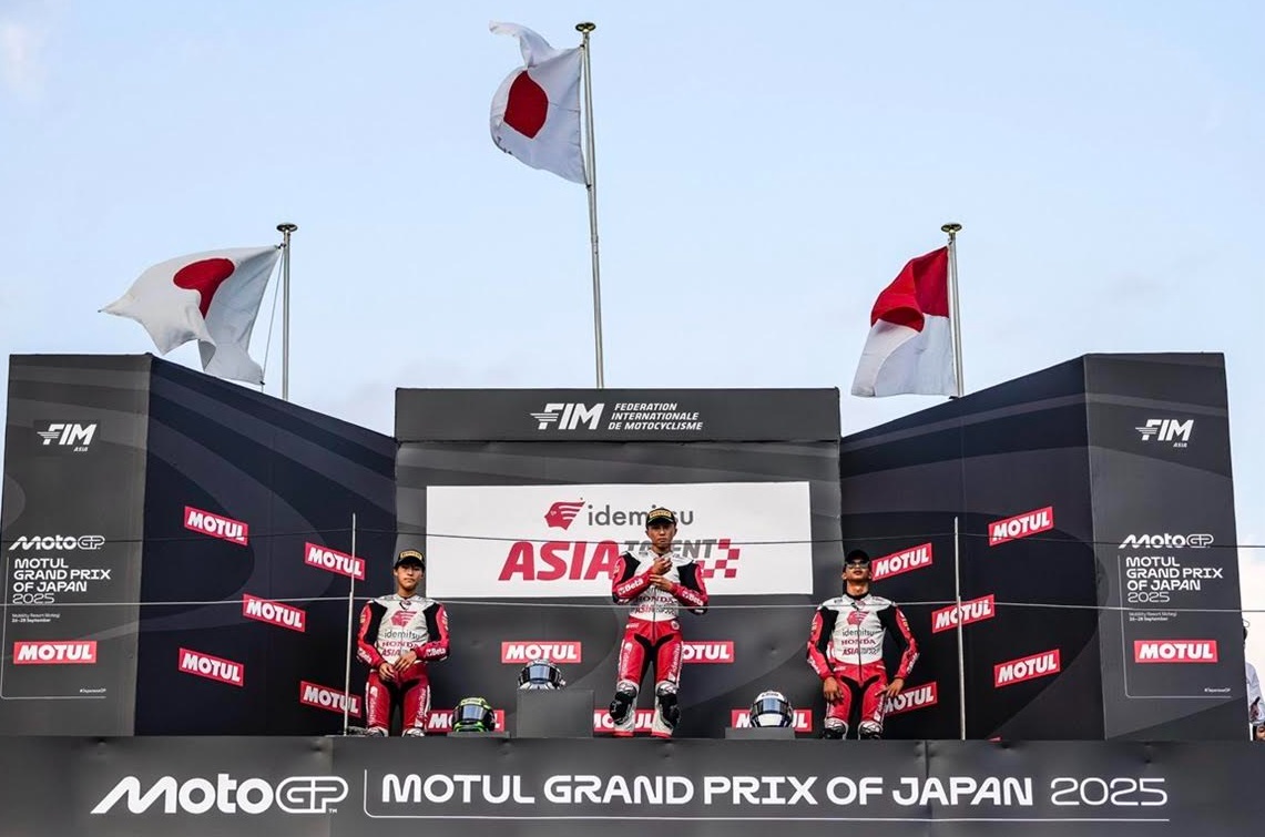 pembalap indonesia, Astra Honda Motor (AHM), iatc, Pertamina Mandalika Circuit, M. Badly Ayatullah, Gacor di Motegi, Pembalap Binaan AHM M. Badly Ayatullah Tembus Top 3 Klasemen IATC