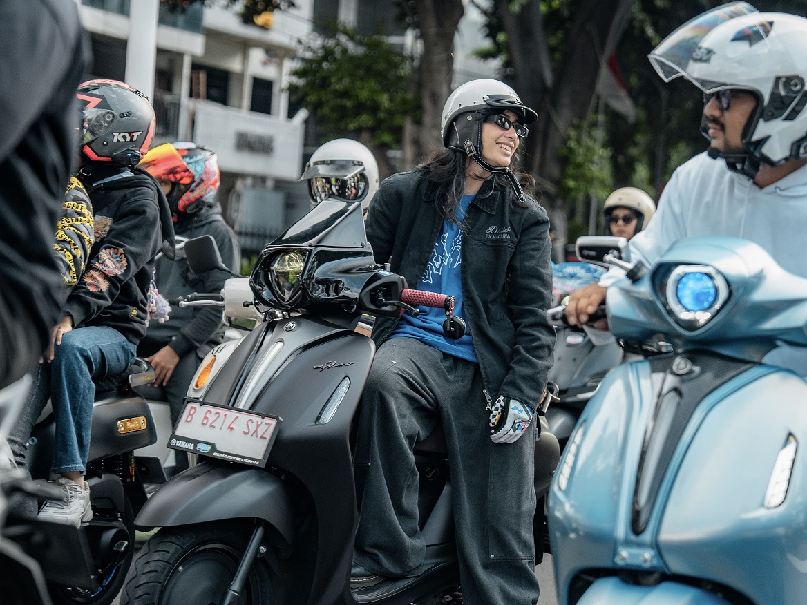 Grand Filano Hybrid, yamaha grand filano, Yamaha Fazzio, skuter kalcer, Pop On Wheels, Pop On Wheels, Panggung Anak Muda Pecinta Skutik Modifikasi Mulai Riding Sampai Karaoke