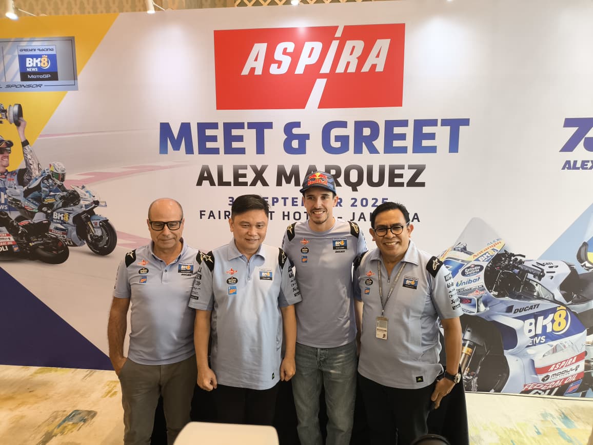 MotoGP, gresini racing, aspira, alex marquez, martogi siahaan, Sah! Aspira Sponsori Gresini Racing di MotoGP Hingga Tahun 2027