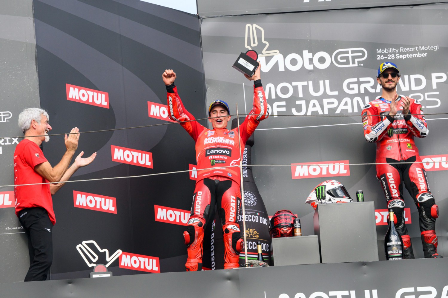Marc Marquez, marquez, gigi dall'igna, luigi dall'igna, motogp mandalika, Bos Ducati Tiba di Sirkuit Mandalika Dengan Banyak Luka, Ini Biang Keroknya