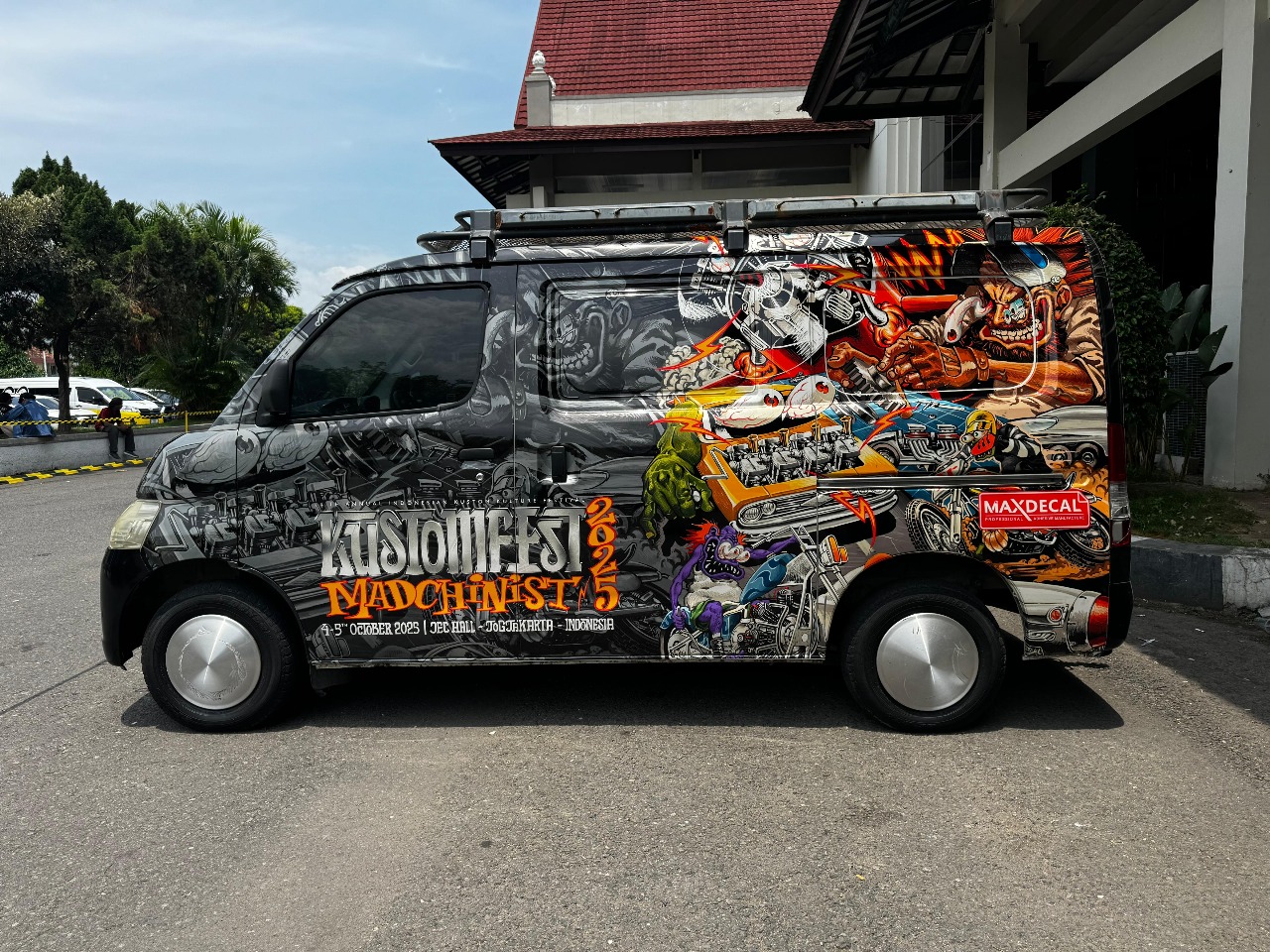 kustomfest, kustom kulture, decal, Paint Protection Film, maxdecal, MaxDecal x Kustomfest 2025, Perkuat Penggunaan Stiker di Modifikasi Kustom