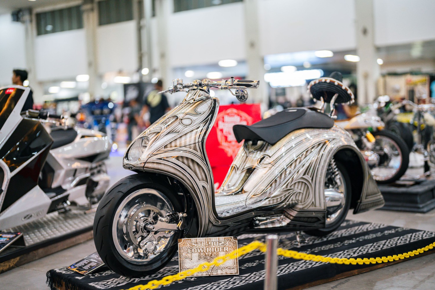 kustomfest, mooneyes, honda dream ride project, HDRP 2021, honda stylo 160, modifikasi stylo 160, Wujud 3 Stylo 160 Custom Garapan Builder HDRP 2025, Salah Satunya Gas ke Mooneyes Jepang
