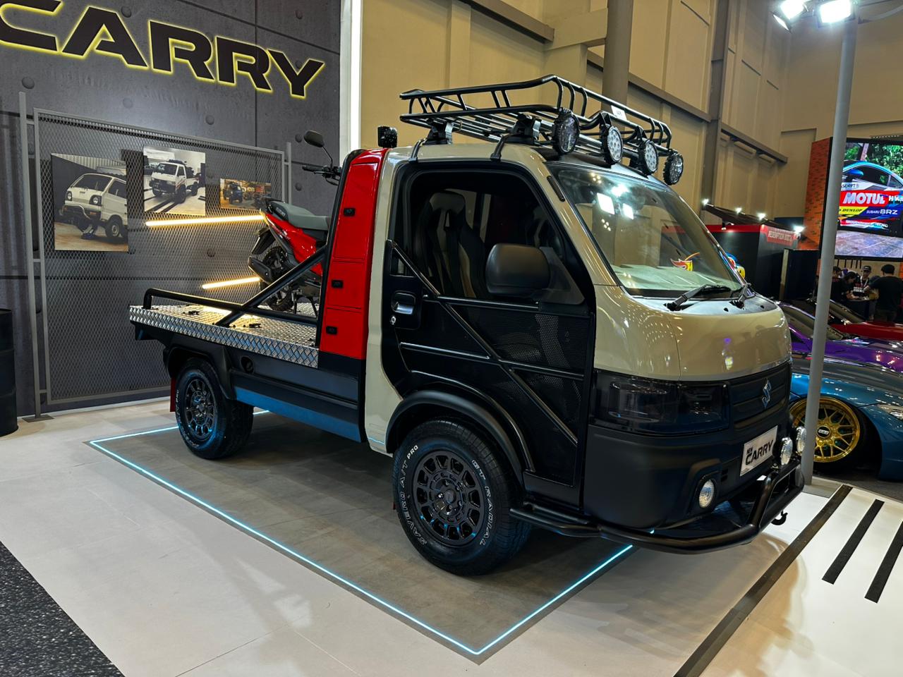 Suzuki Jimny, pt suzuki indomobil sales (sis), Suzuki New Carry, Suzuki Fronx, IMX 2025, Indonesia Modification Expo (IMX) 2025, Suzuki Fornx, Jimny dan Carry Tampil Cakep di IMX 2025, Ekstrim Tapi Nyaman